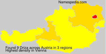 Surname Driza in Austria Surname Driza in Austria