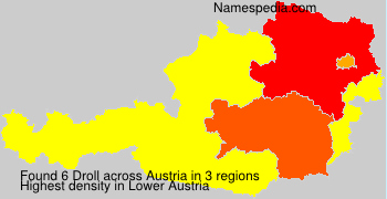 Surname Droll in Austria Surname Droll in Austria