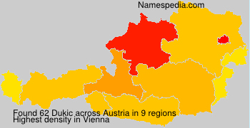 Surname Dukic in Austria Surname Dukic in Austria