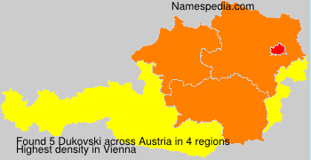 Surname Dukovski in Austria Surname Dukovski in Austria