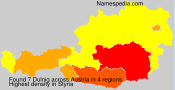Surname Dulnig in Austria Surname Dulnig in Austria