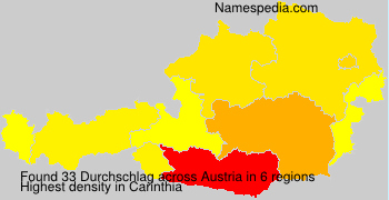 Surname Durchschlag in Austria Surname Durchschlag in Austria