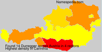 Surname Durregger in Austria Surname Durregger in Austria