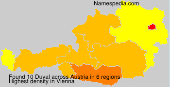 Surname Duval in Austria Surname Duval in Austria