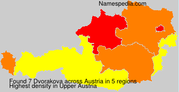 Surname Dvorakova in Austria Surname Dvorakova in Austria
