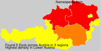 Surname Dyck in Austria Surname Dyck in Austria