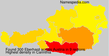 Surname Eberhard in Austria Surname Eberhard in Austria