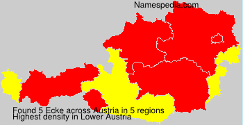 Surname Ecke in Austria Surname Ecke in Austria