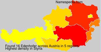 Surname Edenhofer in Austria Surname Edenhofer in Austria