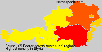 Surname Ederer in Austria Surname Ederer in Austria