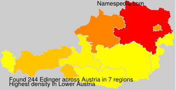 Surname Edinger in Austria Surname Edinger in Austria
