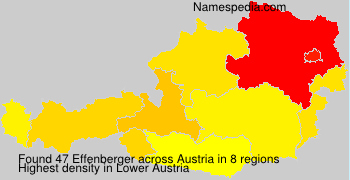 Surname Effenberger in Austria