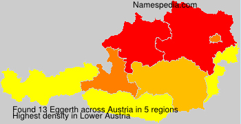 Surname Eggerth in Austria Surname Eggerth in Austria