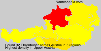 Surname Ehrenhuber in Austria