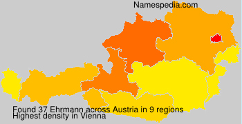 Surname Ehrmann in Austria Surname Ehrmann in Austria