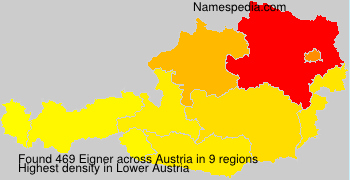Surname Eigner in Austria Surname Eigner in Austria
