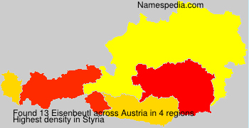 Surname Eisenbeutl in Austria Surname Eisenbeutl in Austria
