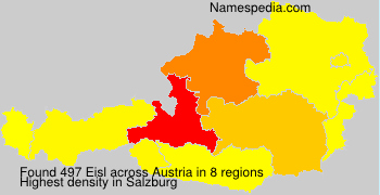Surname Eisl in Austria Surname Eisl in Austria