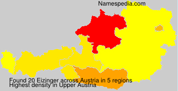 Surname Eizinger in Austria Surname Eizinger in Austria