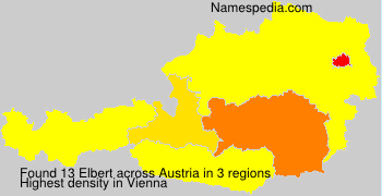 Surname Elbert in Austria Surname Elbert in Austria