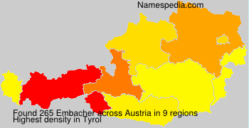 Surname Embacher in Austria Surname Embacher in Austria