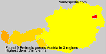 Surname Emiroglu in Austria Surname Emiroglu in Austria