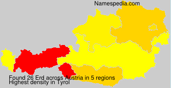 Surname Erd in Austria Surname Erd in Austria