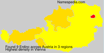 Surname Erdinc in Austria Surname Erdinc in Austria
