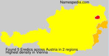 Surname Eredics in Austria Surname Eredics in Austria