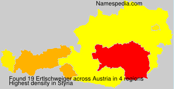 Surname Ertlschweiger in Austria