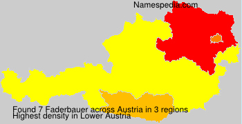Surname Faderbauer in Austria Surname Faderbauer in Austria