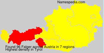 Surname Falger in Austria Surname Falger in Austria