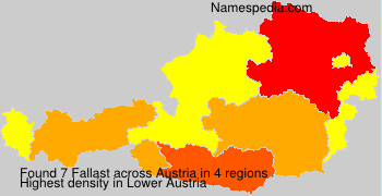 Surname Fallast in Austria Surname Fallast in Austria