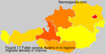 Surname Falter in Austria Surname Falter in Austria