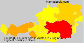 Surname Fauster in Austria Surname Fauster in Austria