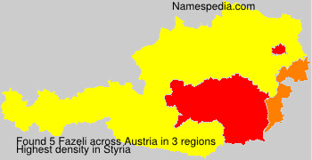 Surname Fazeli in Austria Surname Fazeli in Austria