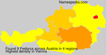 Surname Fedorca in Austria Surname Fedorca in Austria