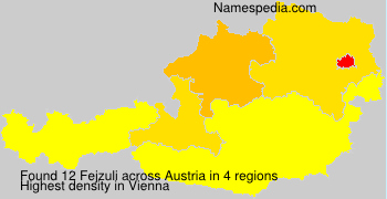Surname Fejzuli in Austria Surname Fejzuli in Austria