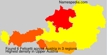 Surname Felicetti in Austria Surname Felicetti in Austria
