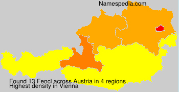 Surname Fencl in Austria Surname Fencl in Austria