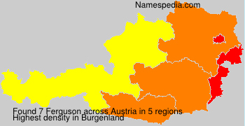 Surname Ferguson in Austria Surname Ferguson in Austria