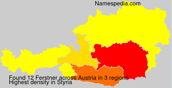 Surname Ferstner in Austria Surname Ferstner in Austria