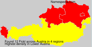 Surname Fickl in Austria Surname Fickl in Austria