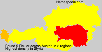 Surname Fickler in Austria Surname Fickler in Austria