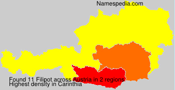 Surname Filipot in Austria Surname Filipot in Austria