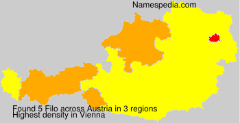 Surname Filo in Austria Surname Filo in Austria