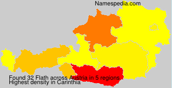 Surname Flath in Austria Surname Flath in Austria