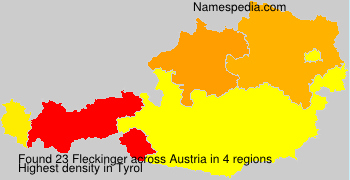 Surname Fleckinger in Austria Surname Fleckinger in Austria