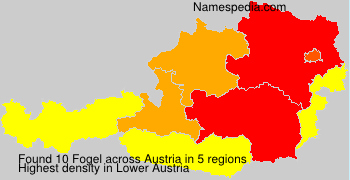 Surname Fogel in Austria Surname Fogel in Austria