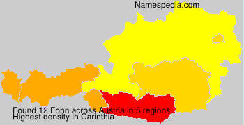 Surname Fohn in Austria Surname Fohn in Austria
